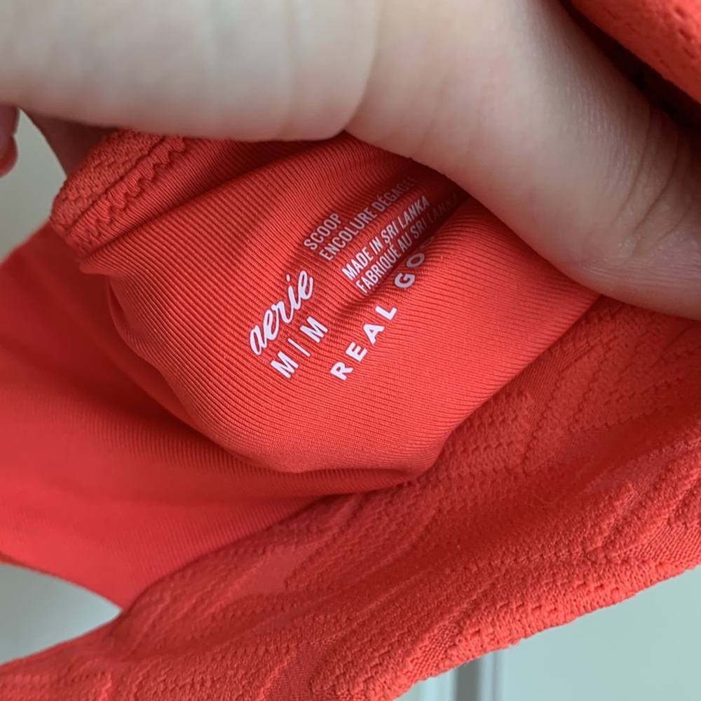 Aerie Orange Bikini Top - Picture 2 of 3